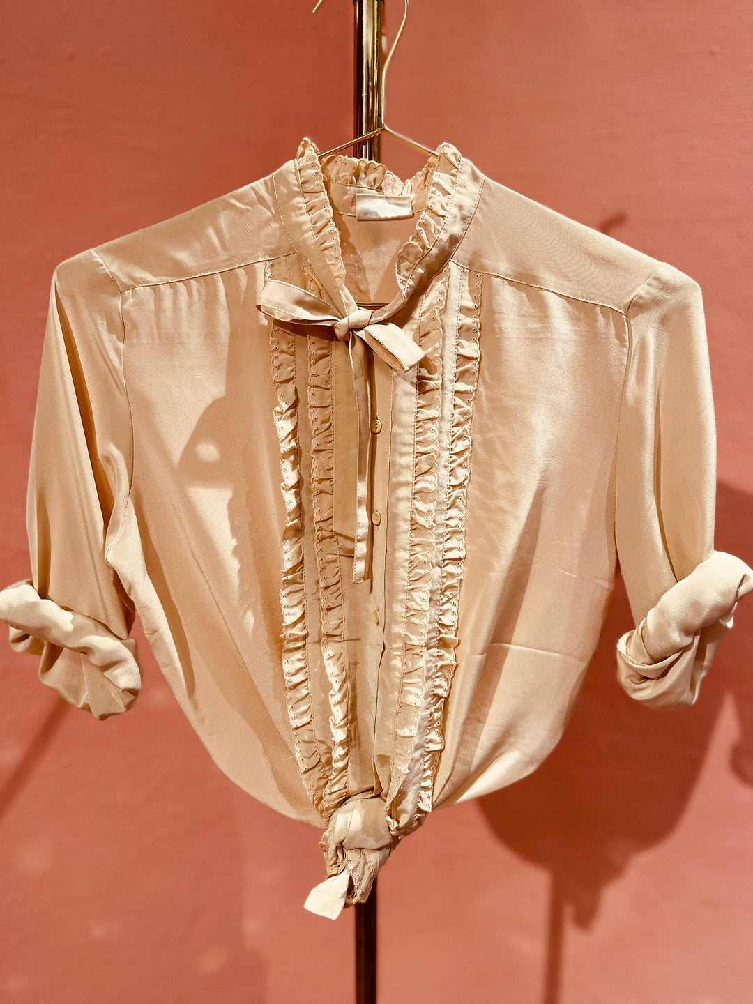 Vintage Vintage bluser XS Vintagebluse - 189 Blondero, str XS