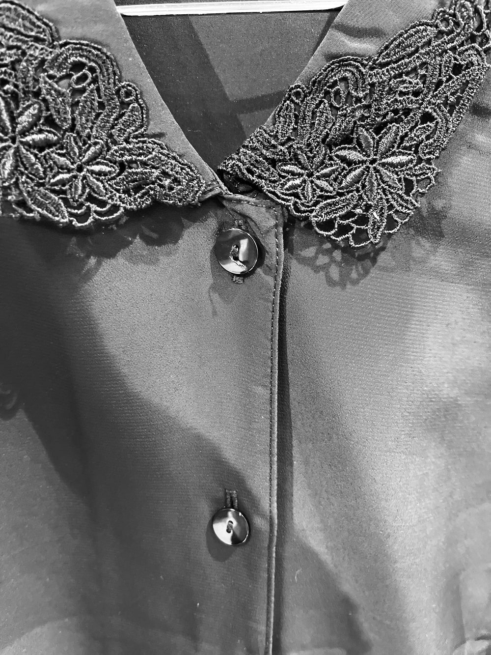 Vintage Vintage bluser M Vintagebluse -  193 Night’n shine, str M