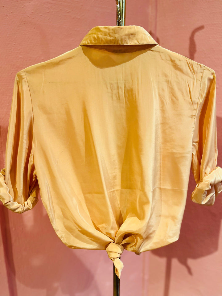 Vintage Vintage bluser XS Vintagebluse - 205 Peachy, str XS