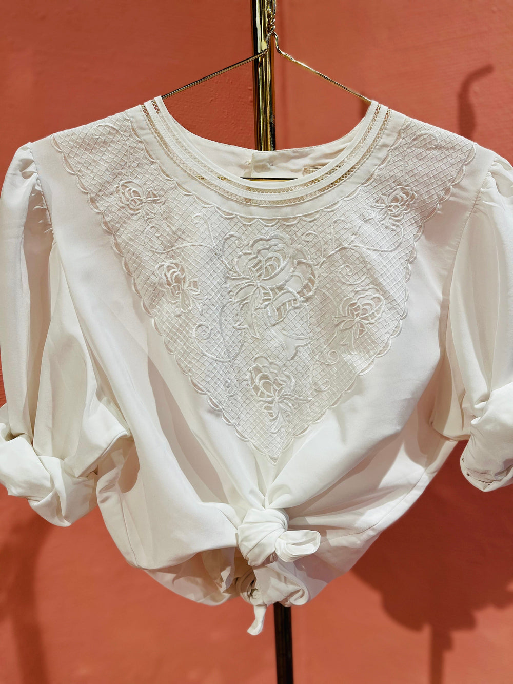 Vintage Vintage bluser S Vintagebluse -  206 Sløyferoser, str S