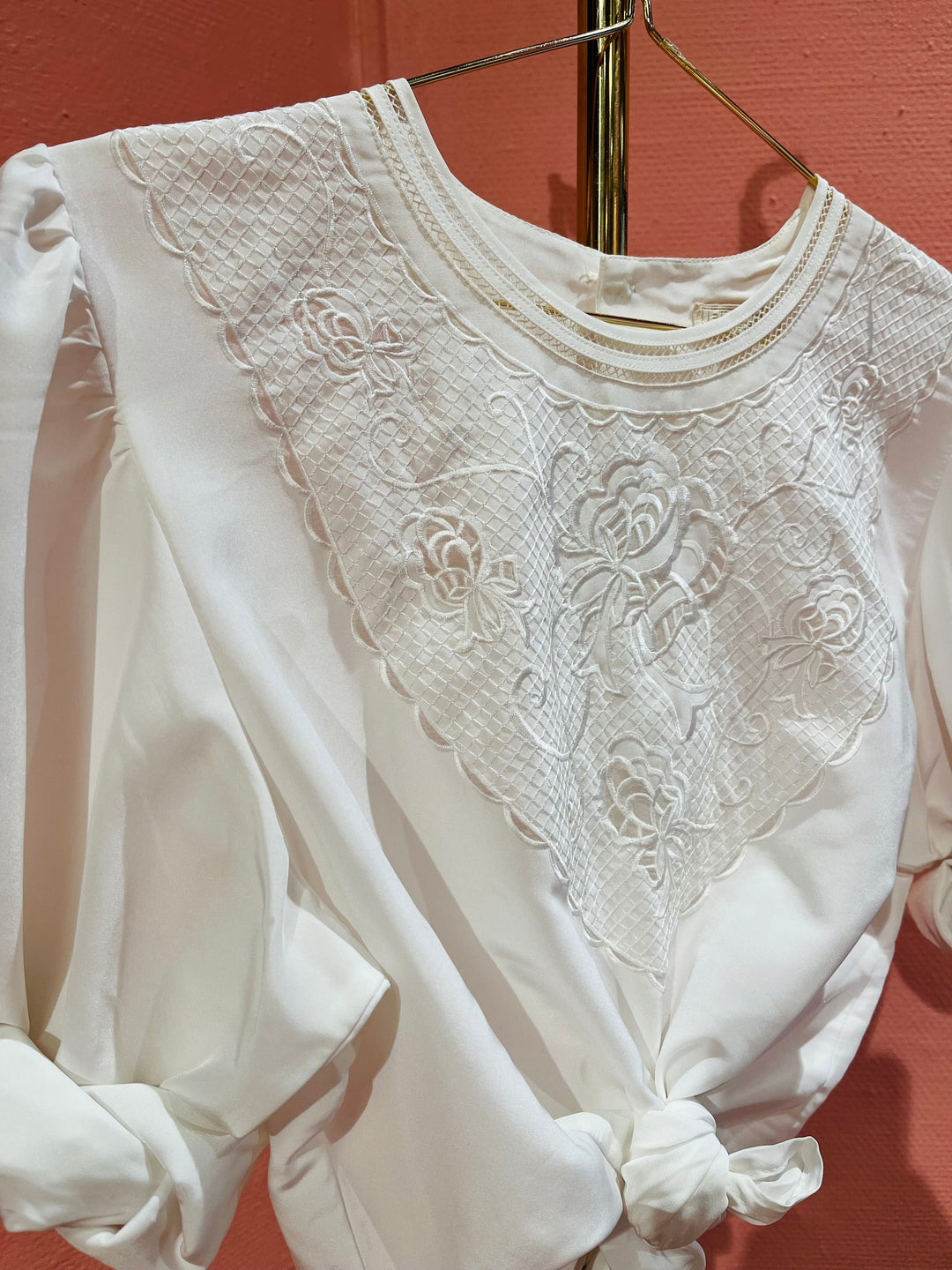 Vintage Vintage bluser S Vintagebluse -  206 Sløyferoser, str S