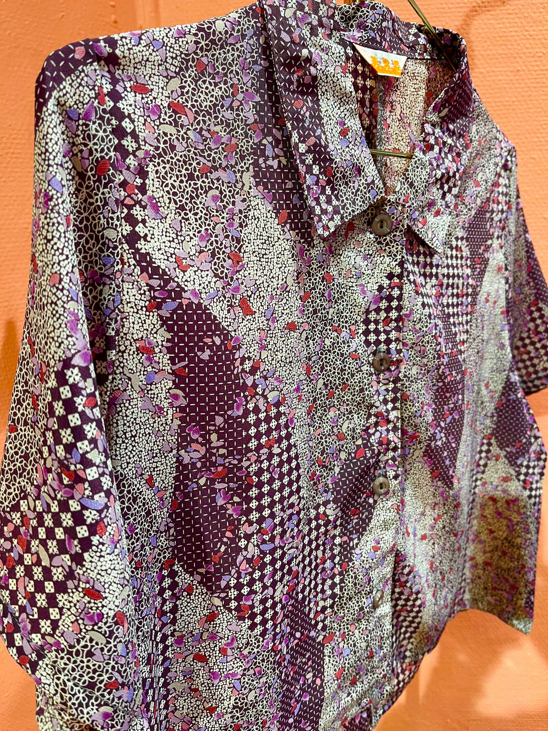 Vintage Vintage bluser M Vintagebluse -  214 Lilland, str M