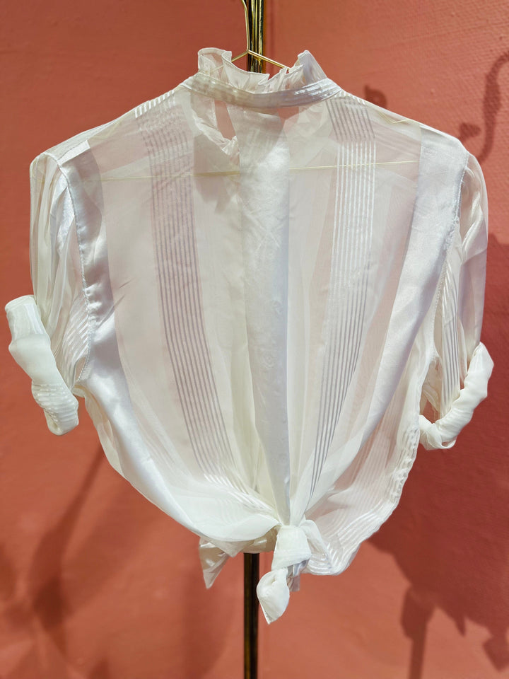 Vintage Vintage bluser S Vintagebluse -  219 Glans, str S