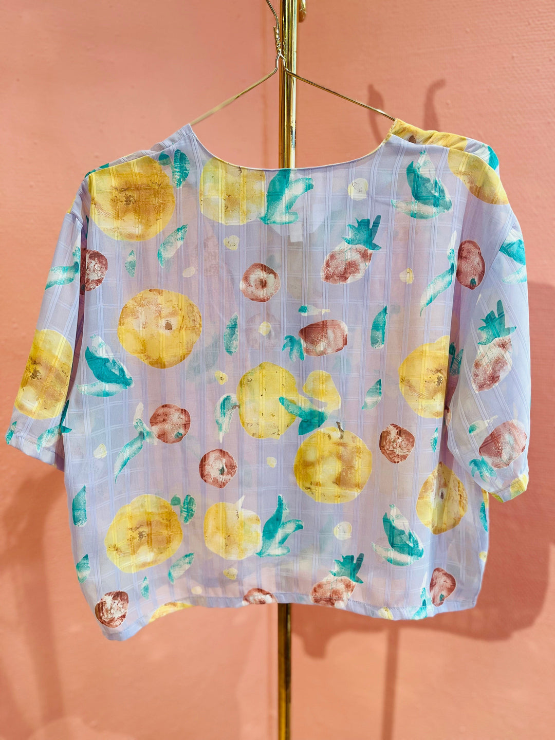 Vintage Vintage bluser L Vintagebluse - 248 Fruity str L