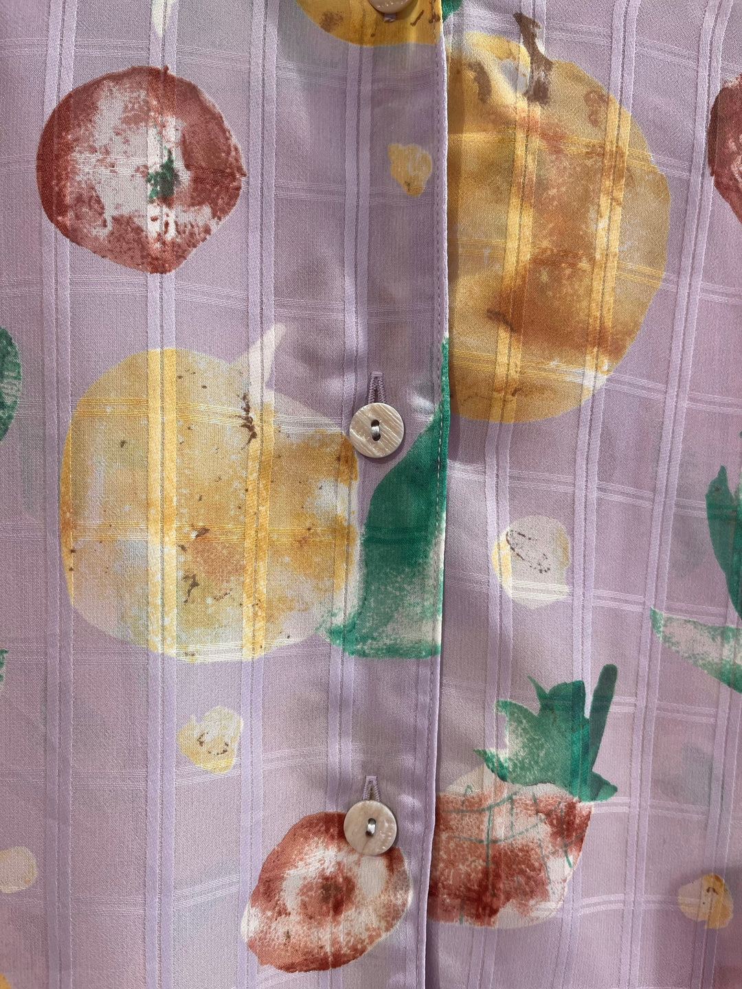 Vintage Vintage bluser L Vintagebluse - 248 Fruity str L