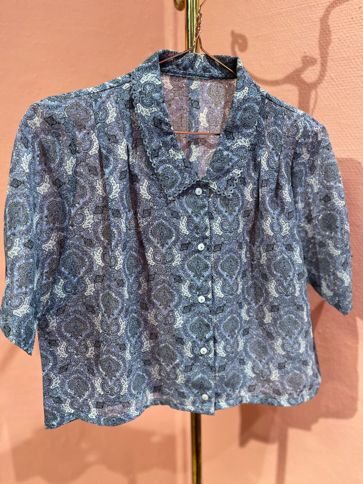 Vintage Vintage bluser S Vintagebluse - 256 Nostalgi str S