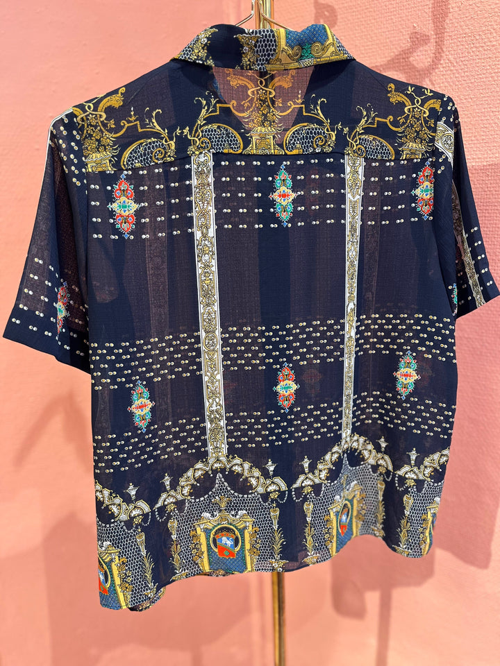 Vintage Vintage bluser S Vintagebluse - 258 Ancient dream str S
