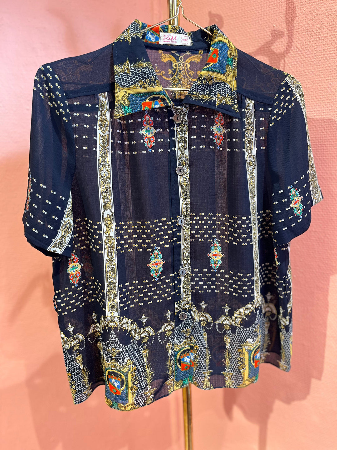 Vintage Vintage bluser S Vintagebluse - 258 Ancient dream str S