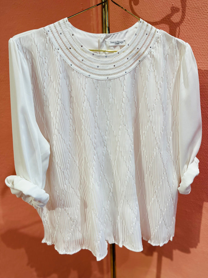 Vintage Vintage bluser M Vintagebluse - 260 Glittertind str M