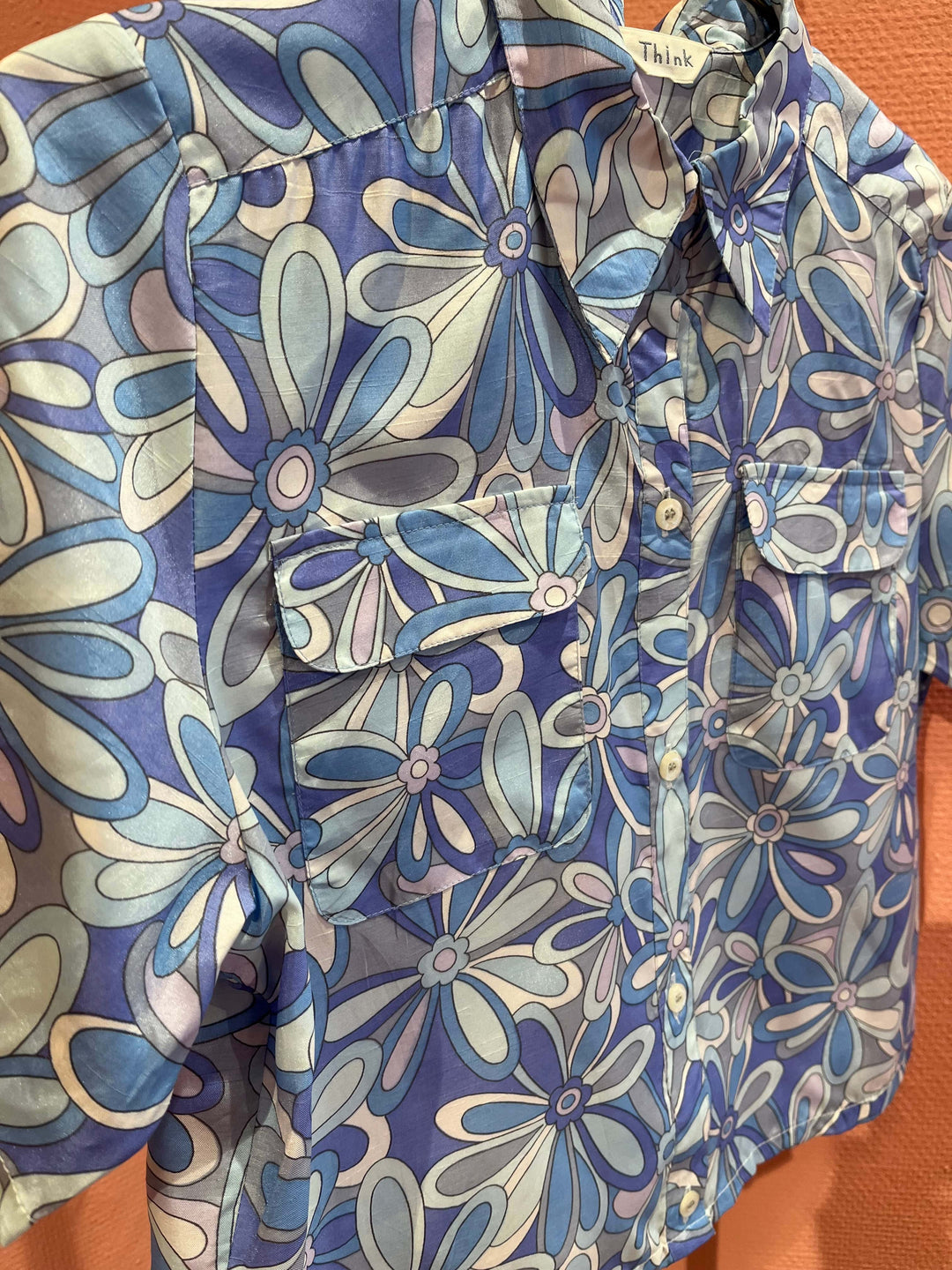 Vintage Vintage bluser XS Vintagebluse - 265 Retrofest str XS