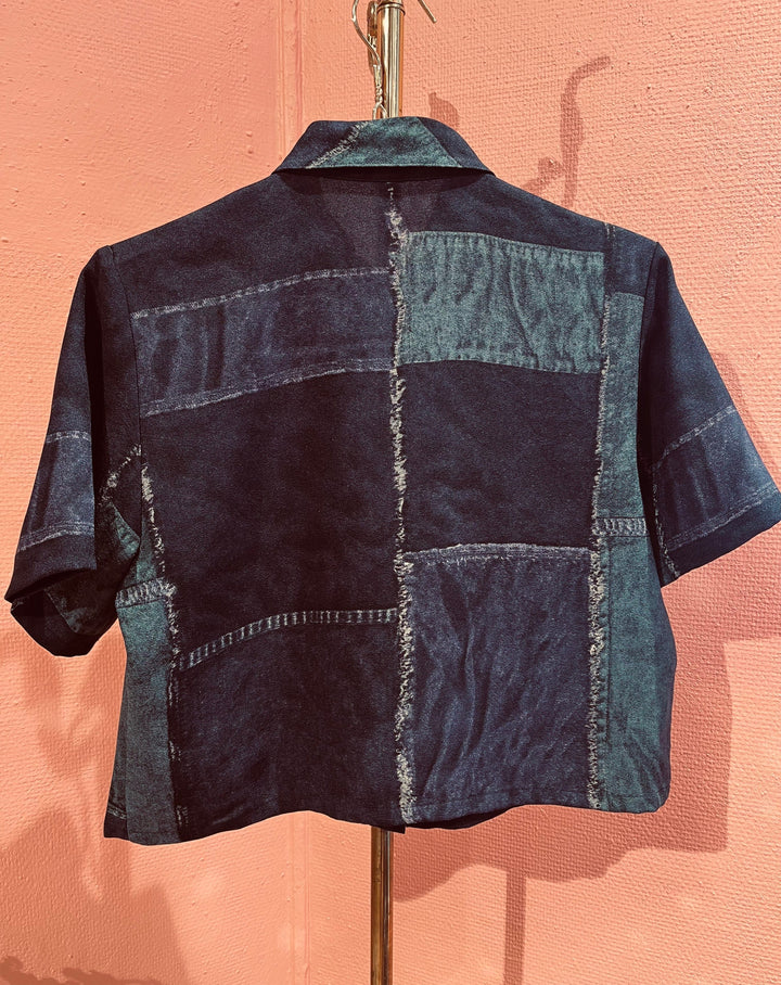 Vintage Vintage bluser S Vintagebluse - 279 Not denim str S