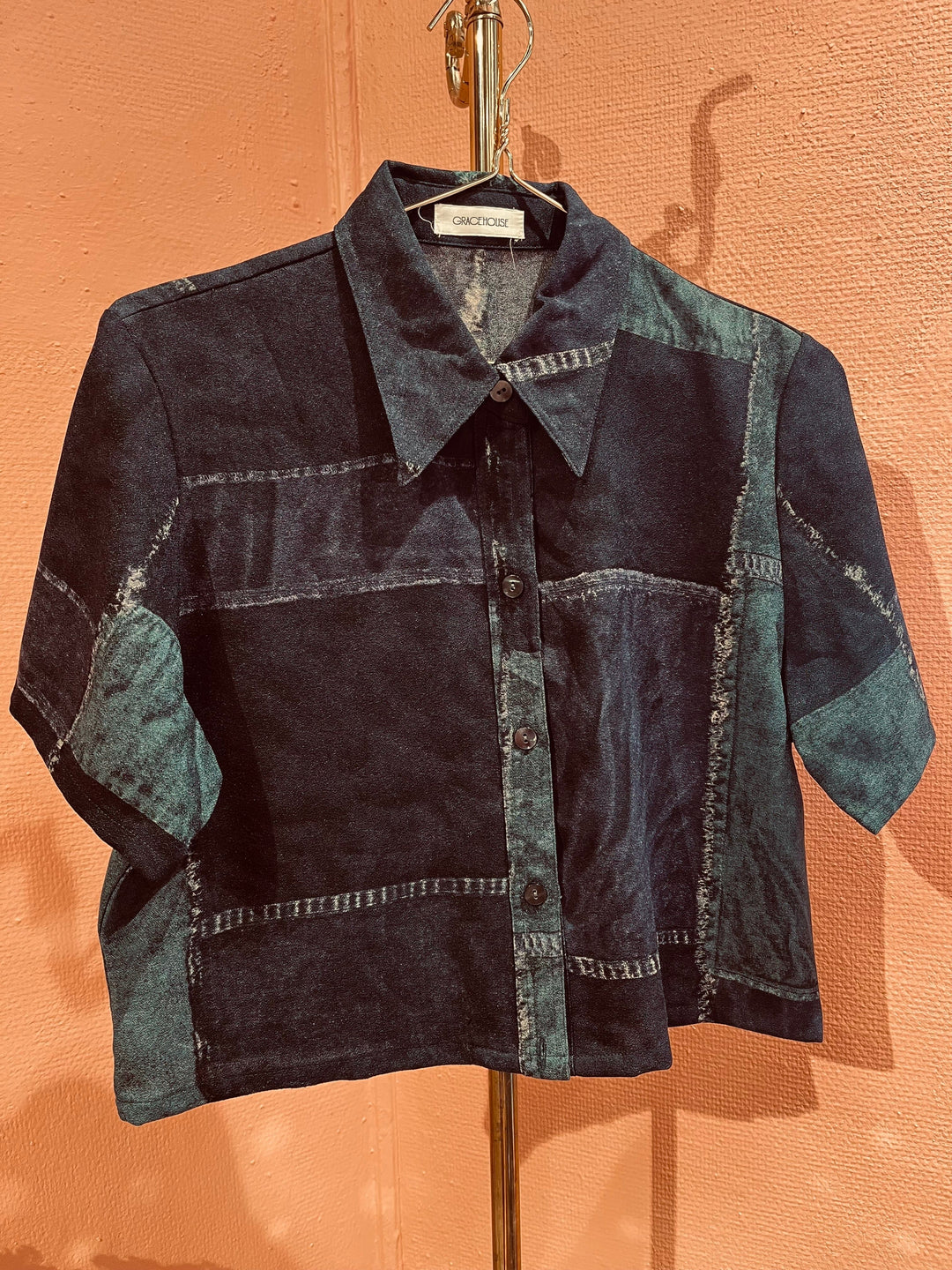 Vintage Vintage bluser S Vintagebluse - 279 Not denim str S