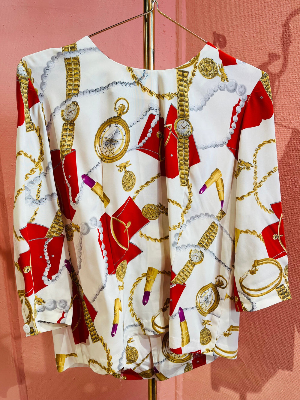 Vintage Vintage bluser S Vintagebluse - 307 Glamvibes str S