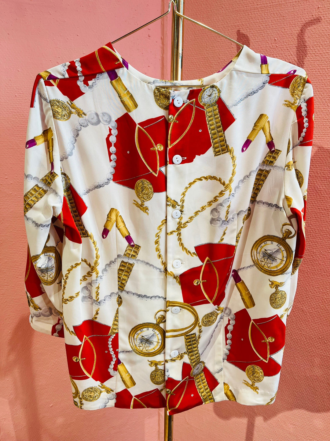 Vintage Vintage bluser S Vintagebluse - 307 Glamvibes str S