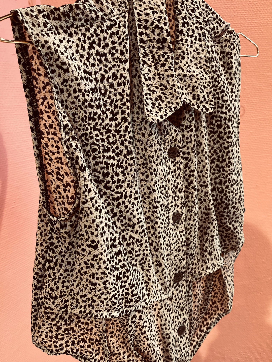 Vintage Vintage bluser S Vintagebluse - 323 Safarispor str S