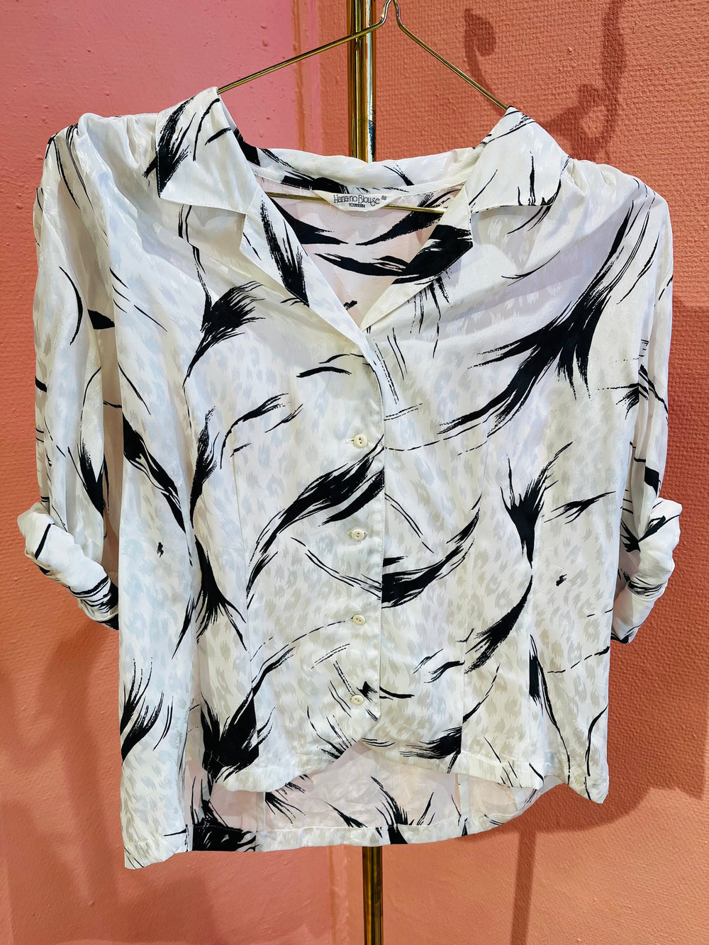 Vintage Vintage bluser M Vintagebluse - 324 Fjærvind str M