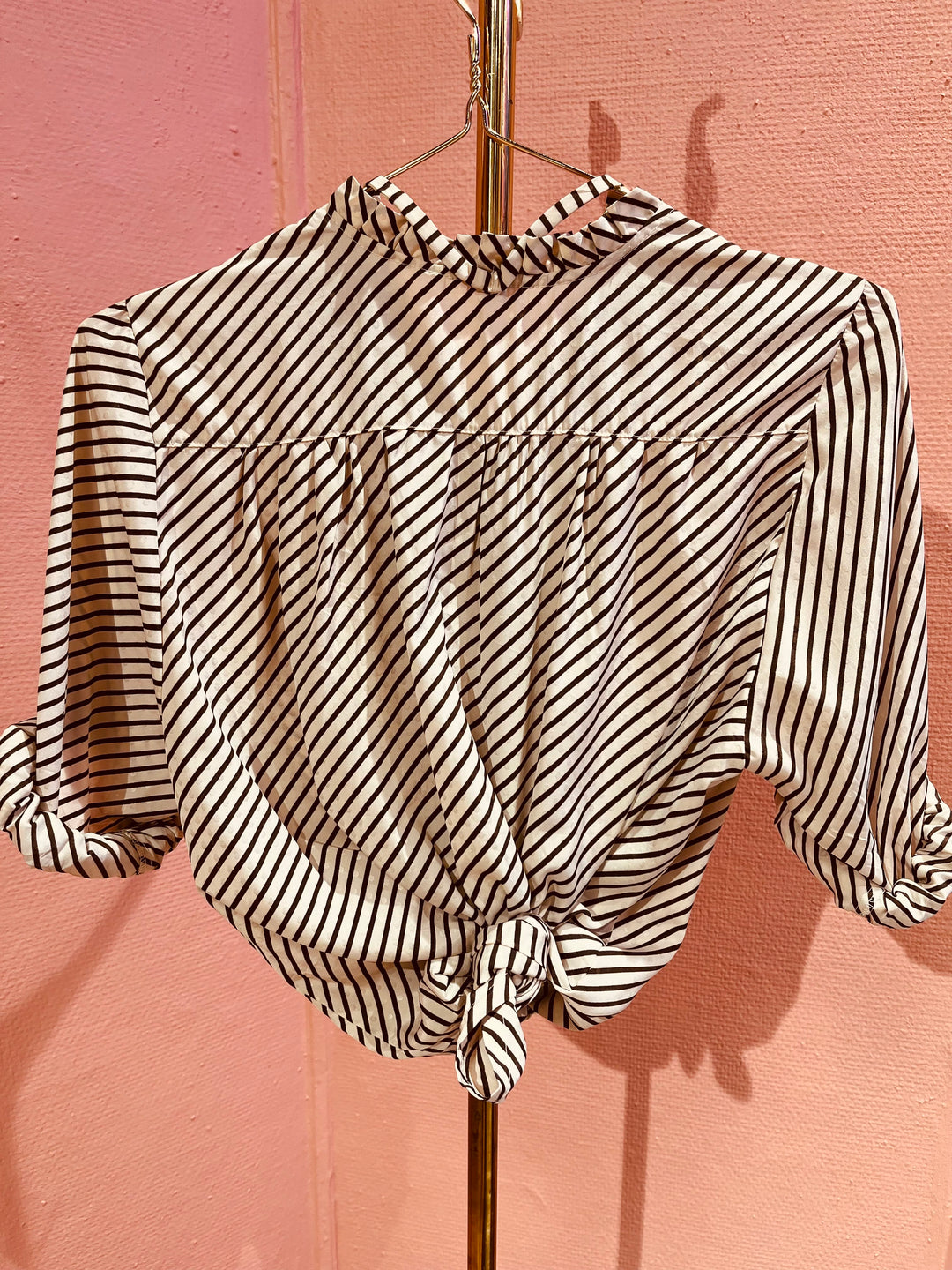 Vintage Vintage bluser S Vintagebluse - 334 Latte str S