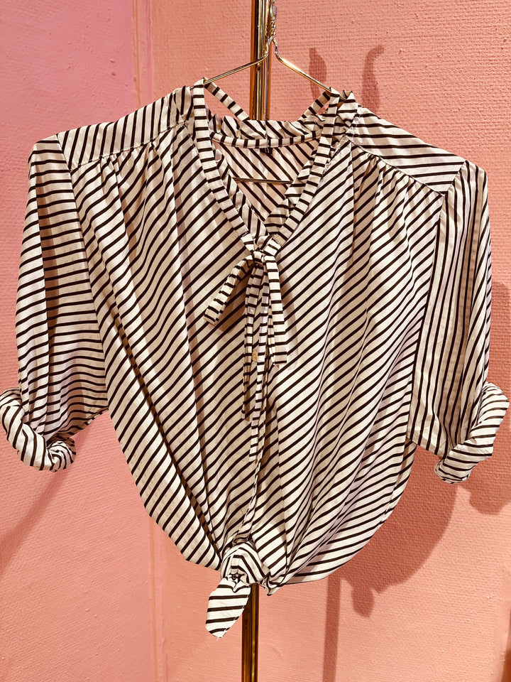 Vintage Vintage bluser S Vintagebluse - 334 Latte str S