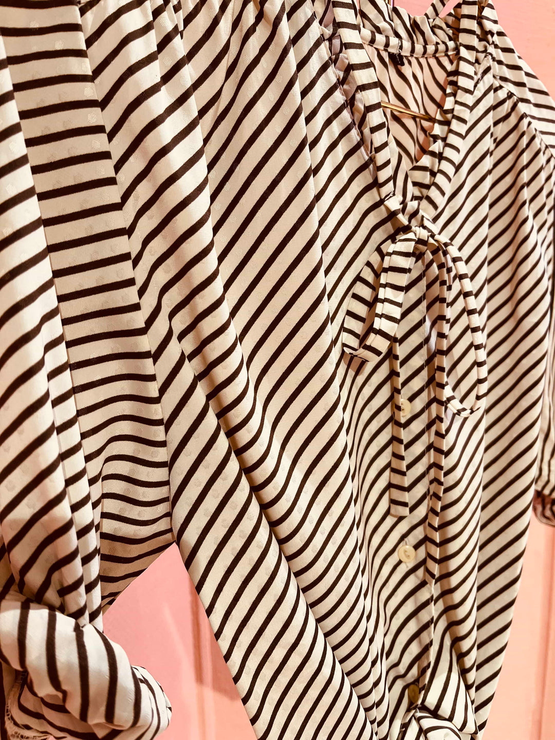 Vintage Vintage bluser S Vintagebluse - 334 Latte str S