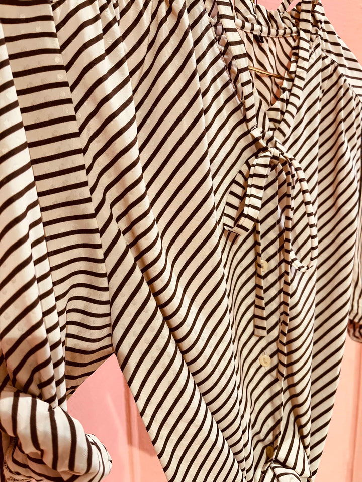 Vintage Vintage bluser S Vintagebluse - 334 Latte str S