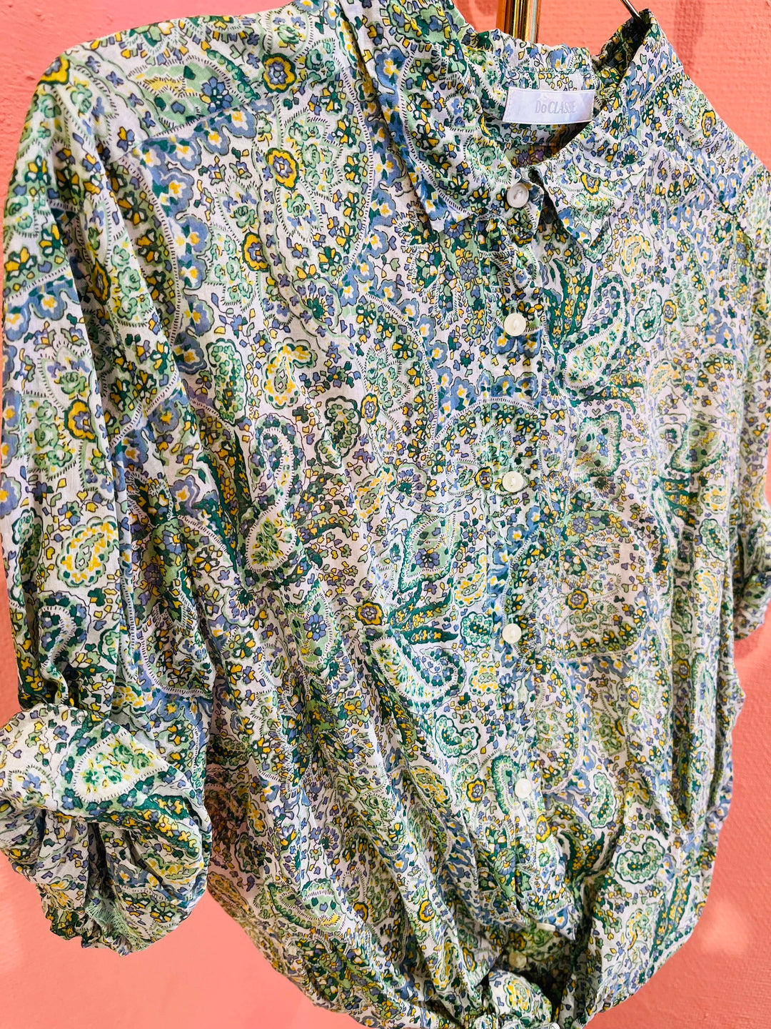 Vintage Vintage bluser S Vintagebluse - 351 Grønn Glede str S