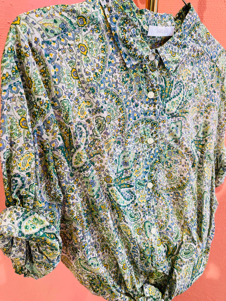 Vintage Vintage bluser S Vintagebluse - 351 Grønn Glede str S