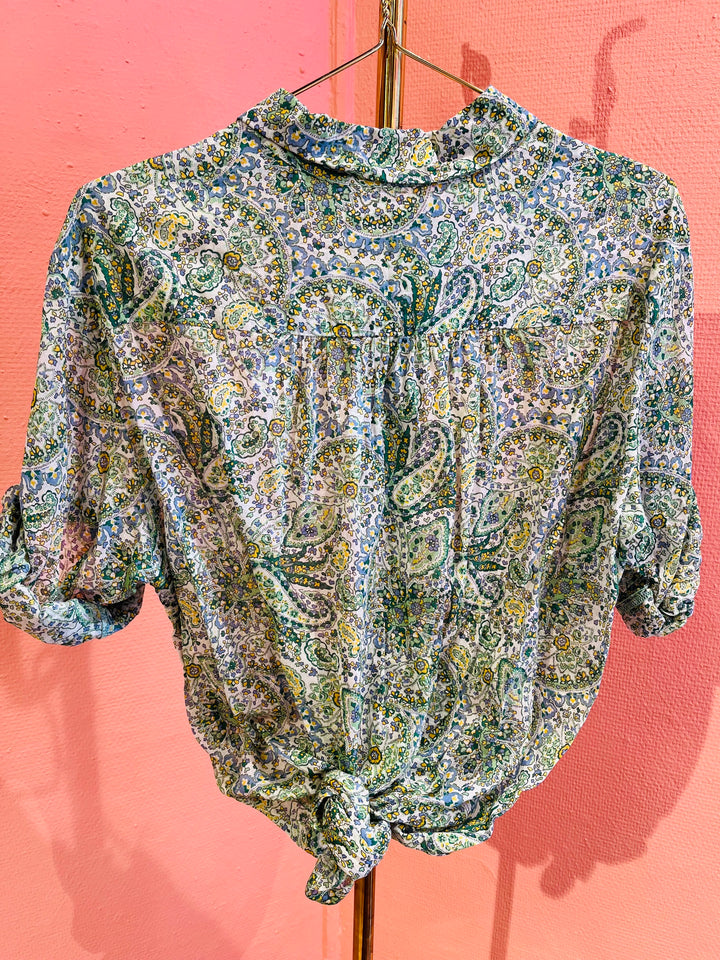 Vintage Vintage bluser S Vintagebluse - 351 Grønn Glede str S