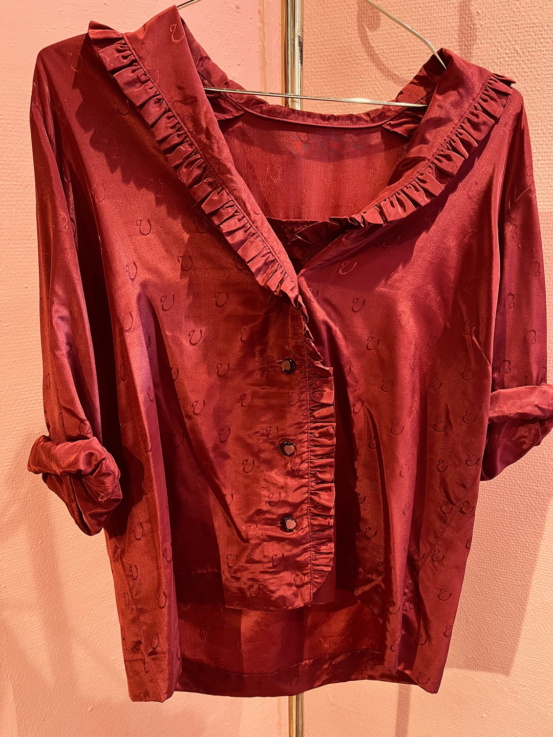 Vintage Vintage bluser M Vintagebluse - 354 Bølgeglimmer str M