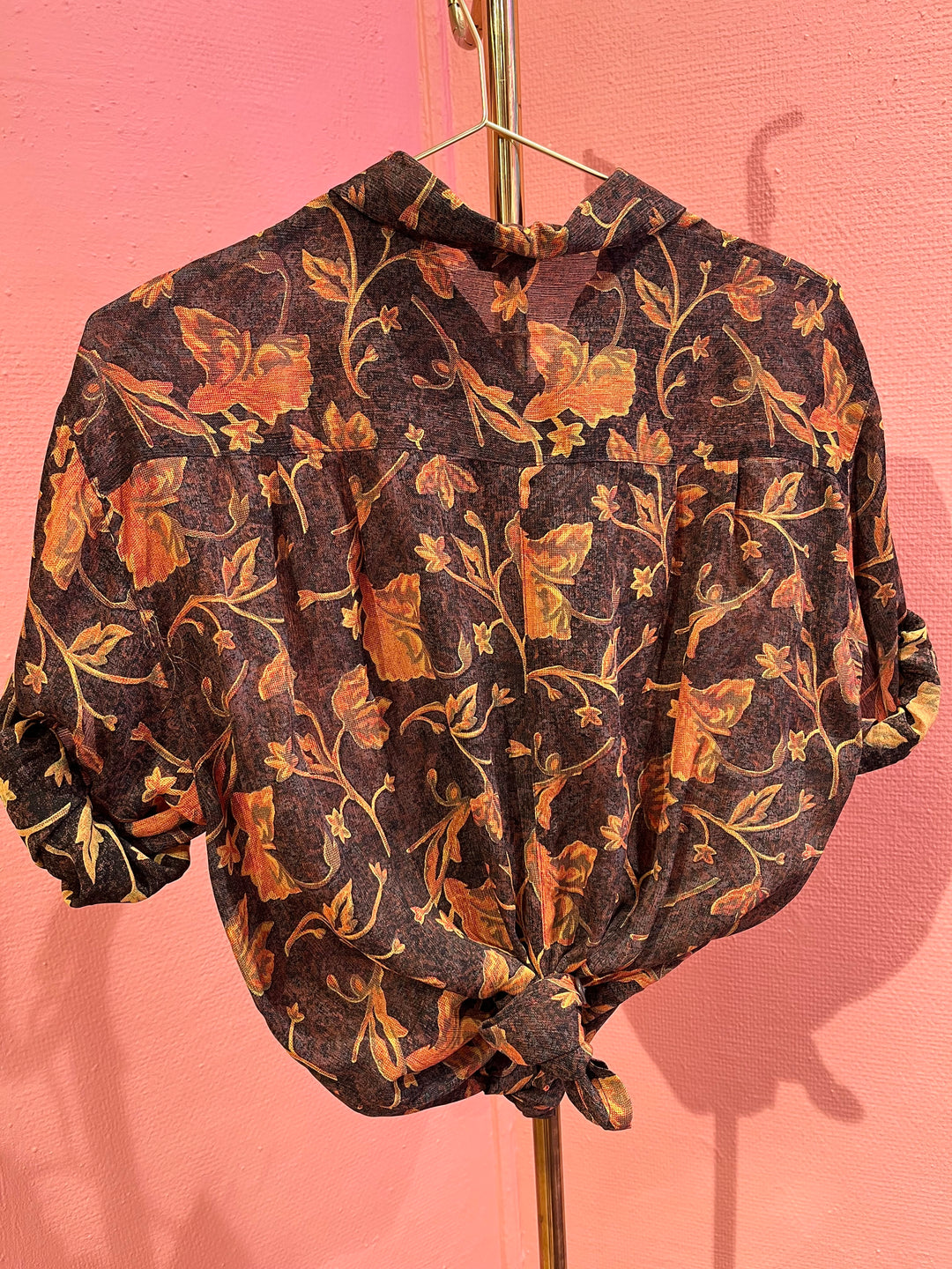 Vintage Vintage bluser L Vintagebluse - 359 Brent løv str L