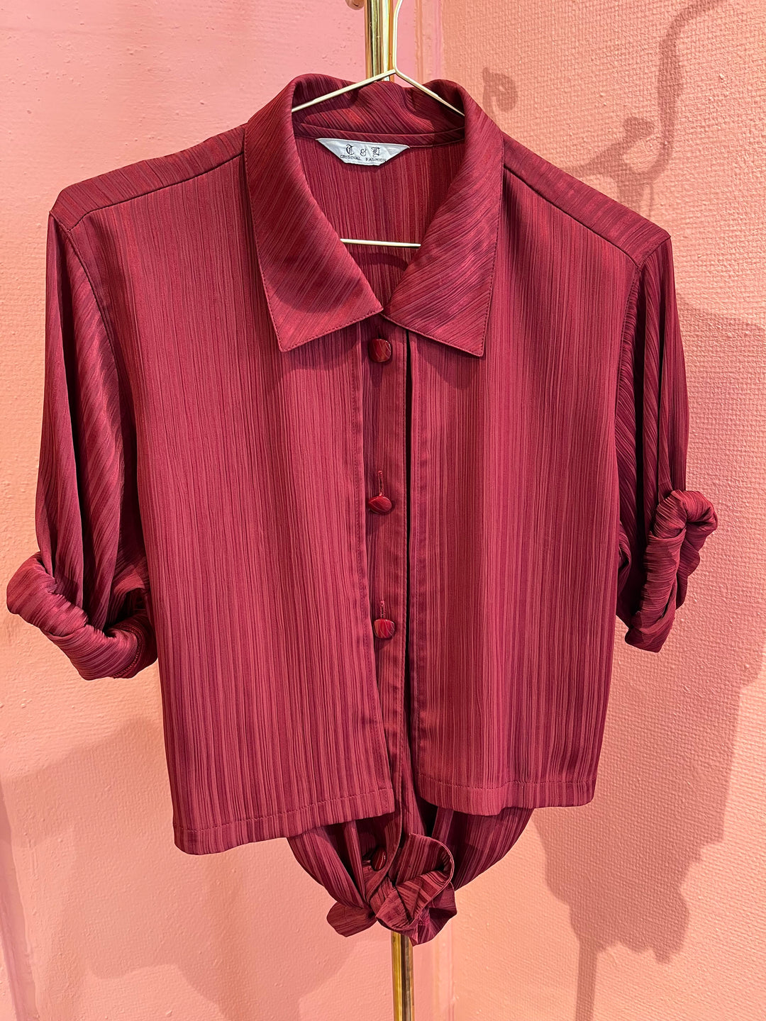 Vintage Vintage bluser M Vintagebluse - 363 Stripefall str M