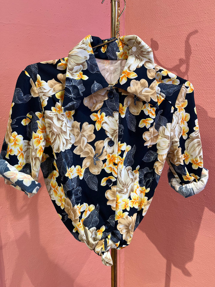 Vintage Vintage bluser S Vintagebluse - 367 Lysglimt str S