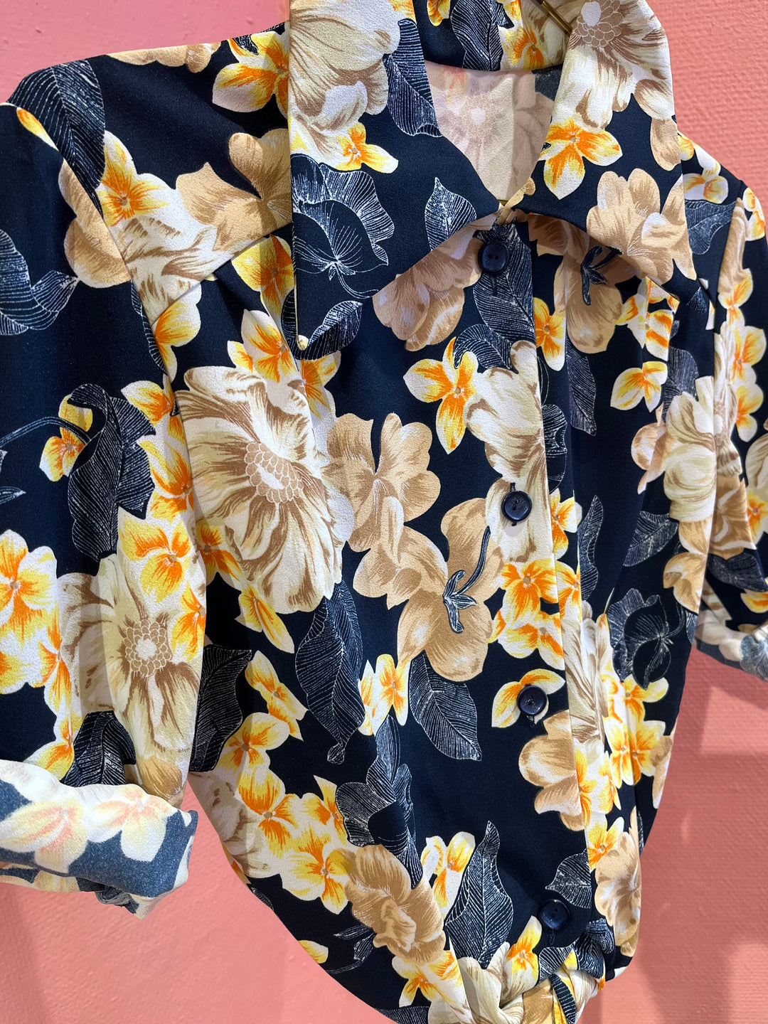 Vintage Vintage bluser S Vintagebluse - 367 Lysglimt str S