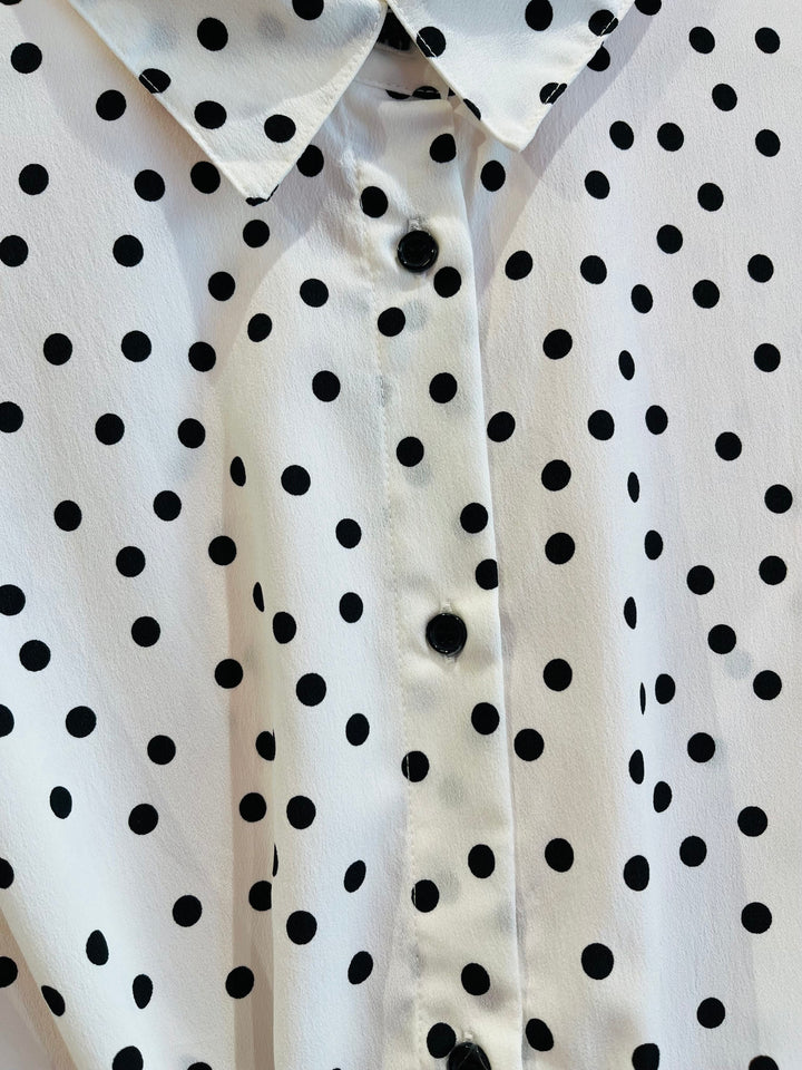 Vintage Vintage bluser L Vintagebluse - 368 Prikky str L
