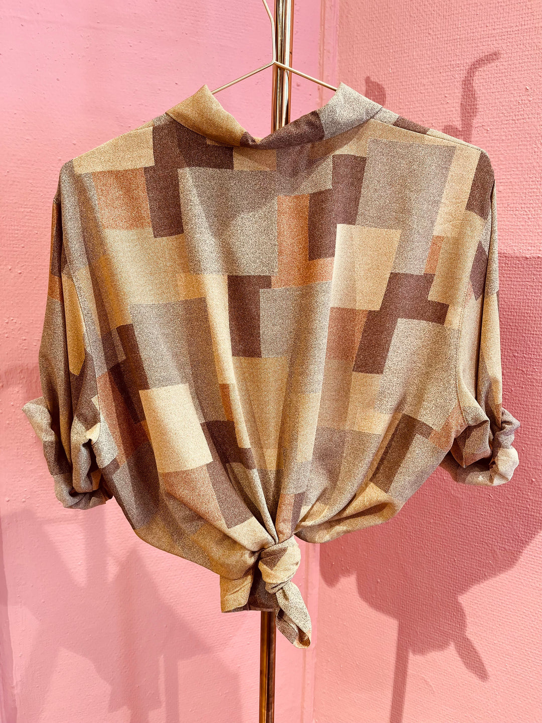 Vintage Vintage bluser M Vintagebluse - 370 Geometrics str M