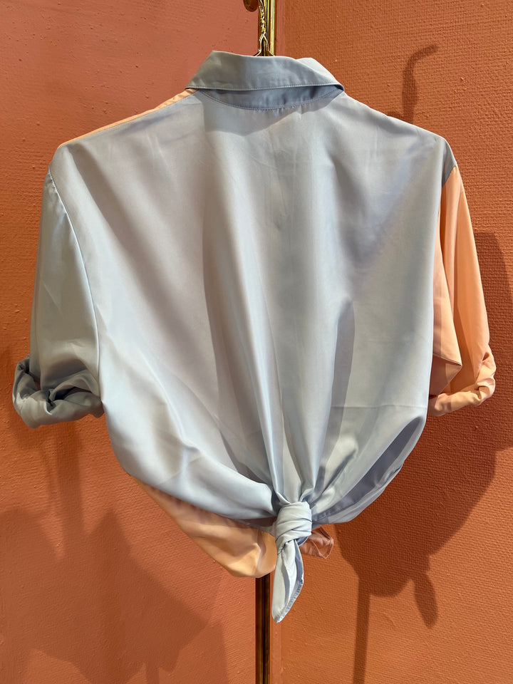 Vintage Vintage bluser M Vintagebluse - 371 Pastell pastry str M