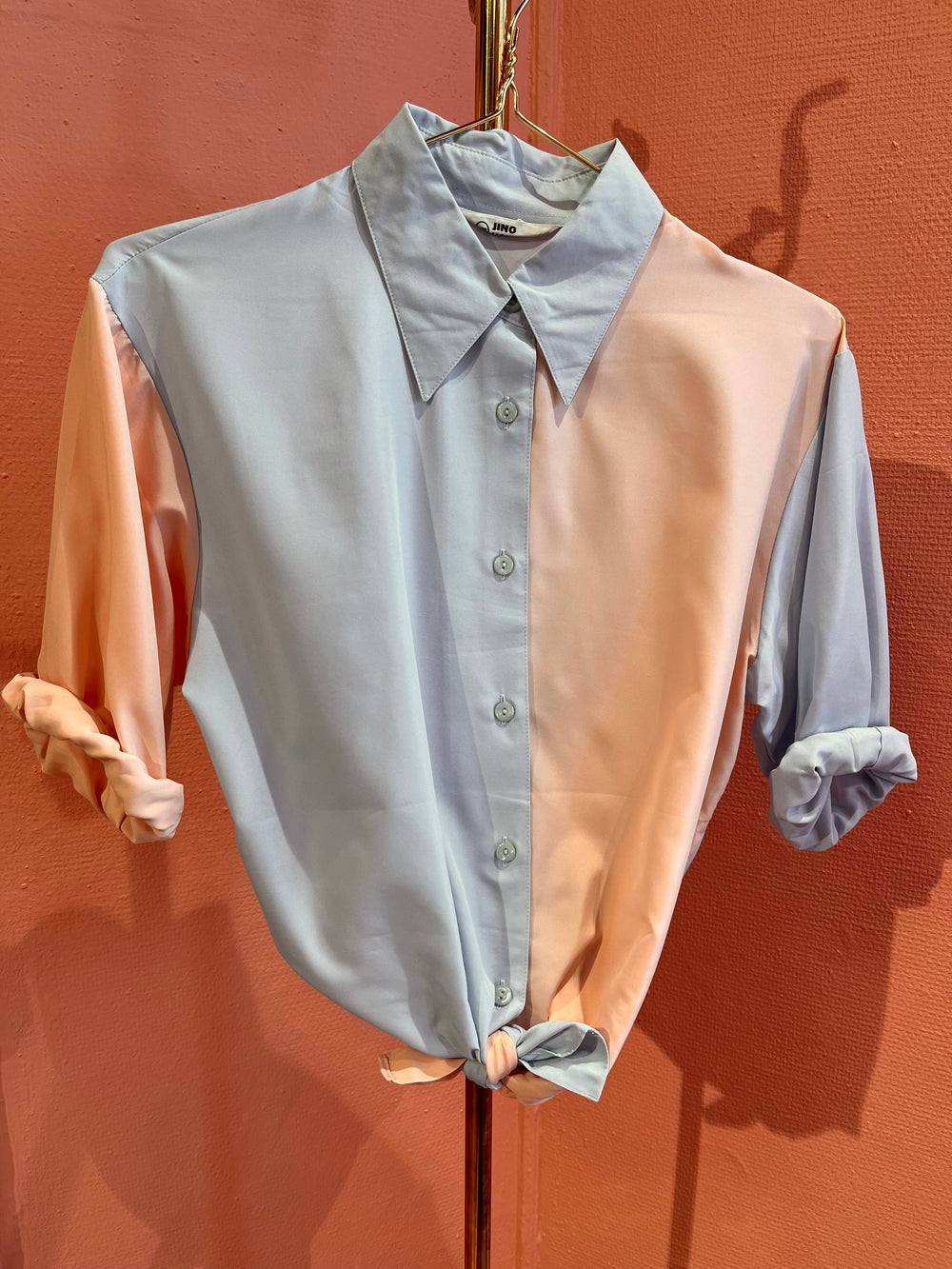 Vintage Vintage bluser M Vintagebluse - 371 Pastell pastry str M
