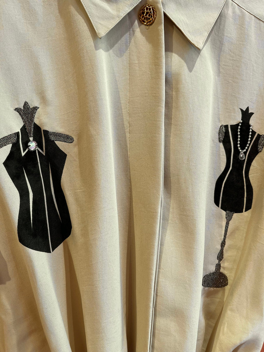 Vintage Vintage bluser XL Vintagebluse - 374 Designer str XL
