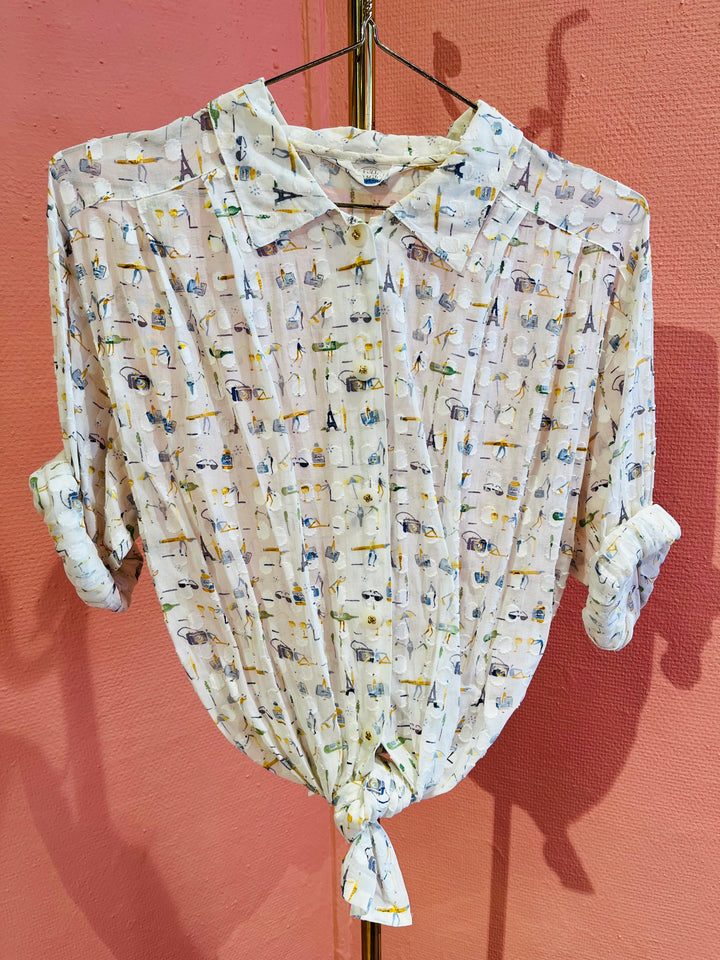 Vintage Vintage bluser M Vintagebluse - 375 Paris str M