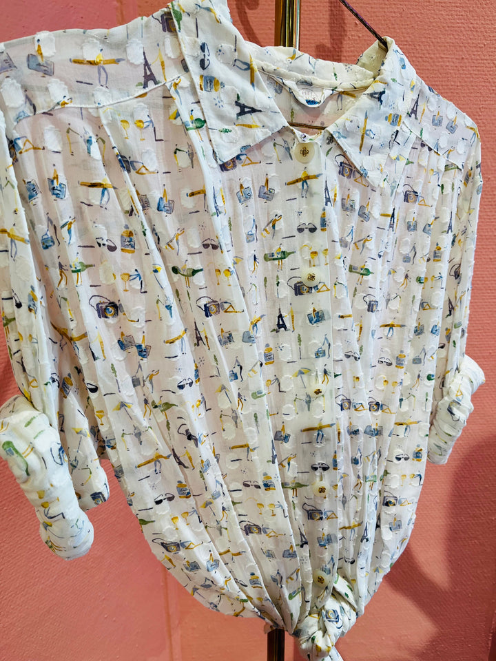 Vintage Vintage bluser M Vintagebluse - 375 Paris str M