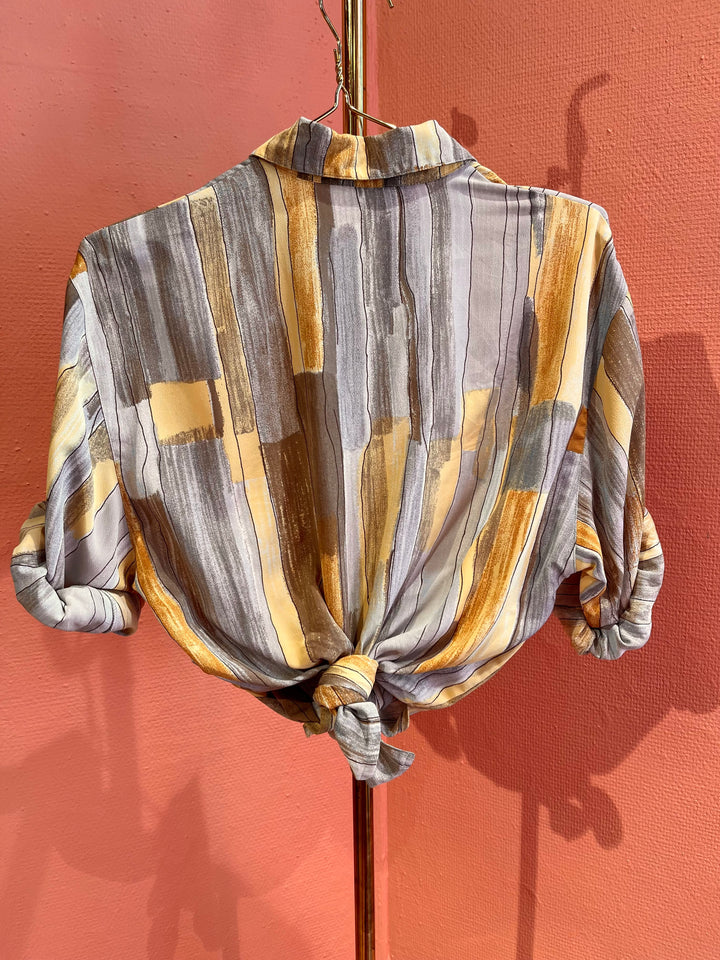 Vintage Vintage bluser M Vintagebluse - 376 Strek & strøk str M