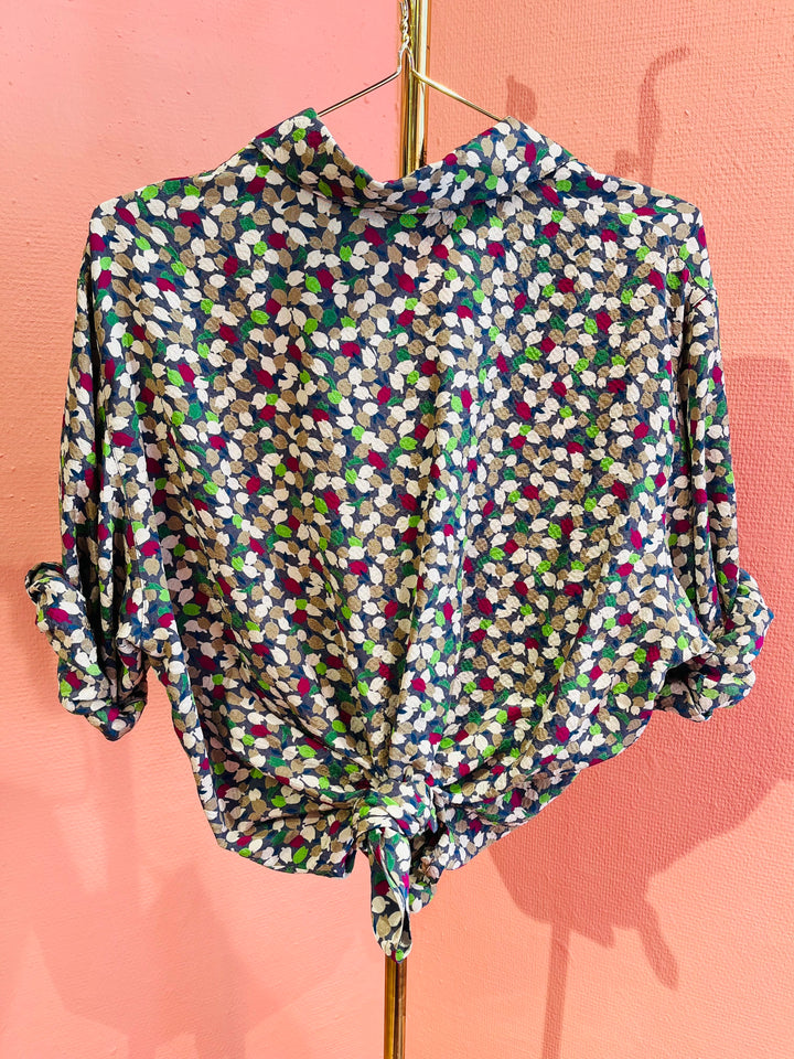 Vintage Vintage bluser L Vintagebluse - 377 Neondryss str L