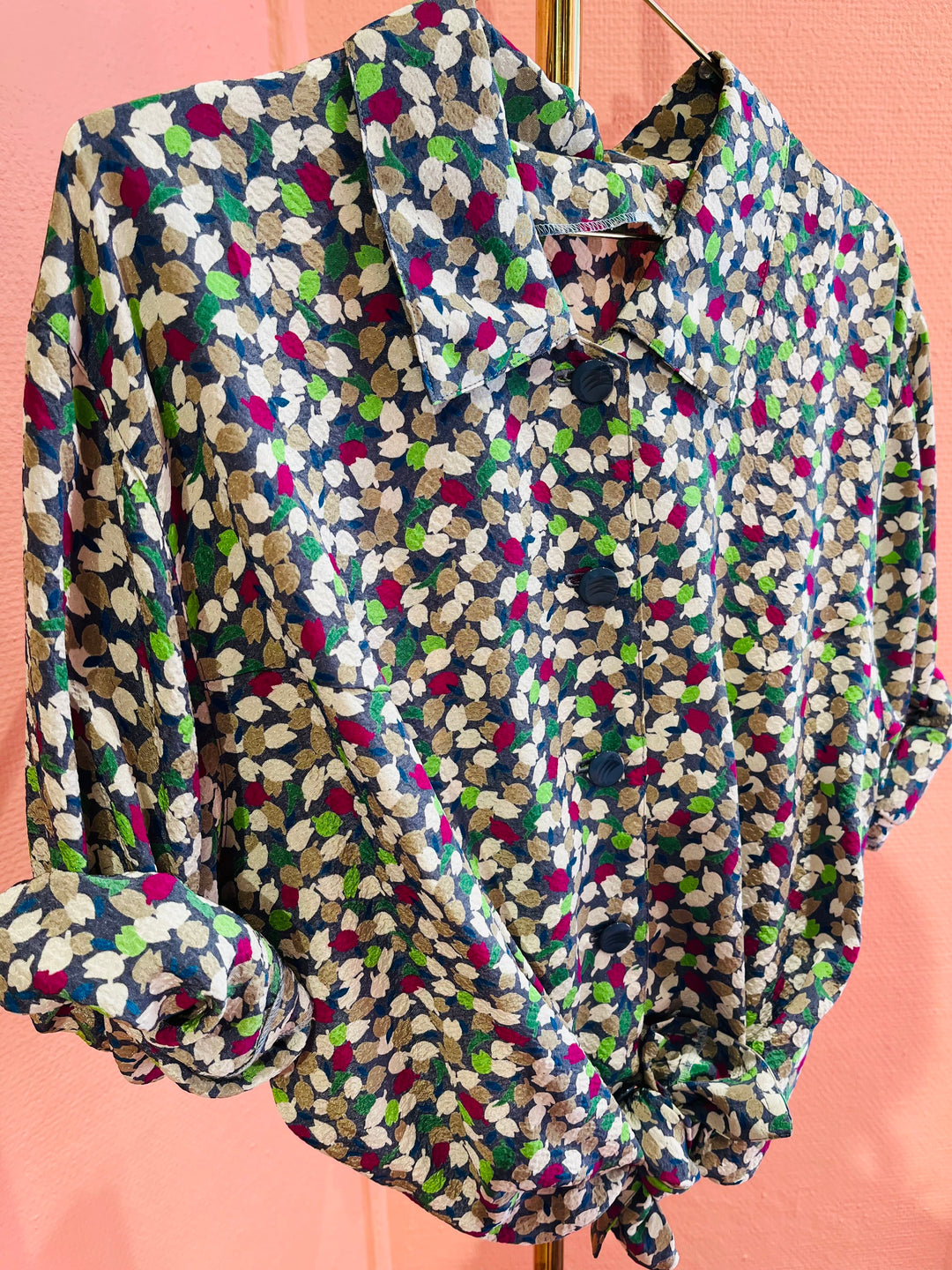 Vintage Vintage bluser L Vintagebluse - 377 Neondryss str L