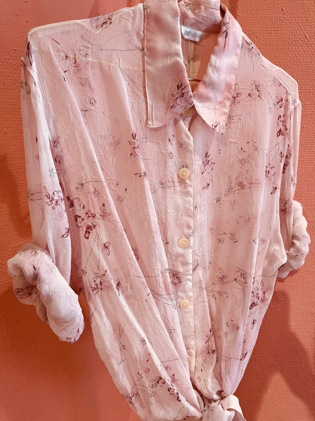 Vintage Vintage bluser M Vintagebluse - 378 Sommerkveld str M