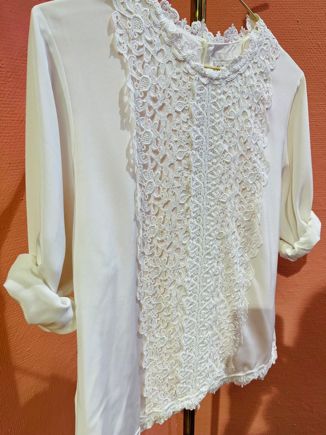 Vintage Vintage bluser S Vintagebluse - 386 Blondeelv str S