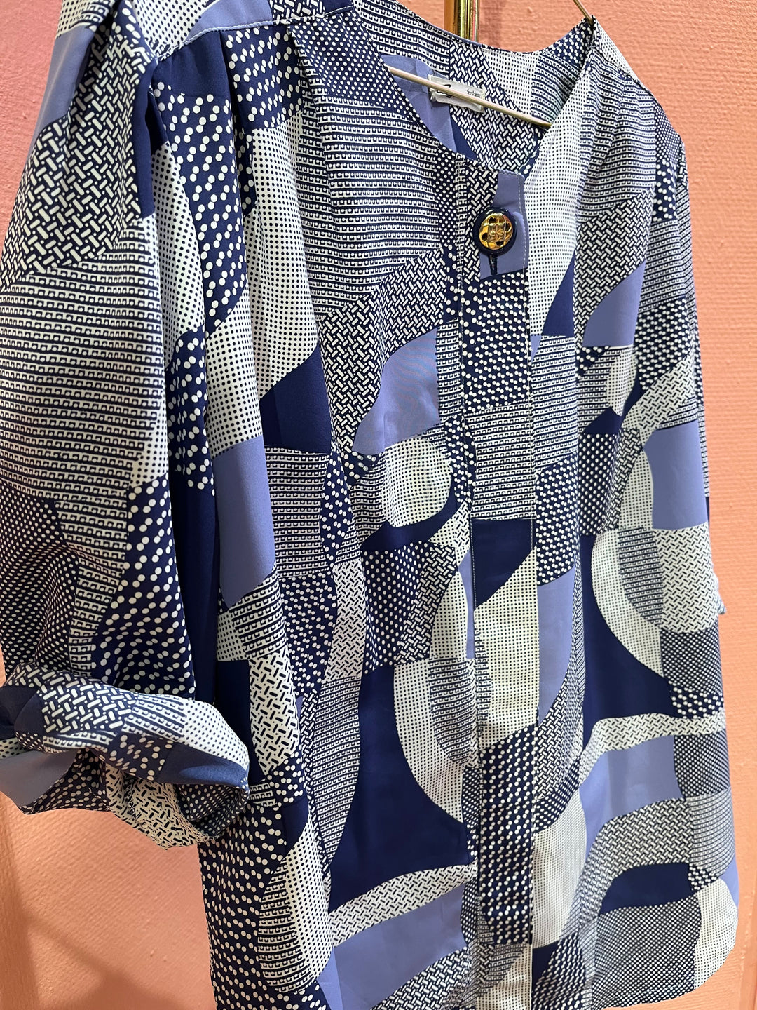 Vintage Vintage bluser L Vintagebluse - 387 Prikkeglede str L