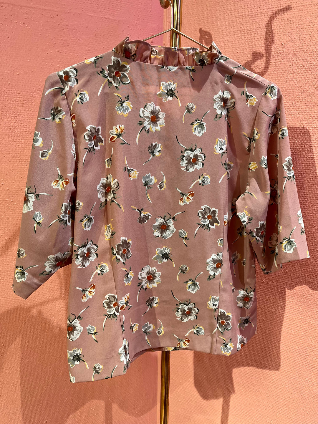 Vintage Vintage bluser M Vintagebluse - 393 Blomsterdis str M