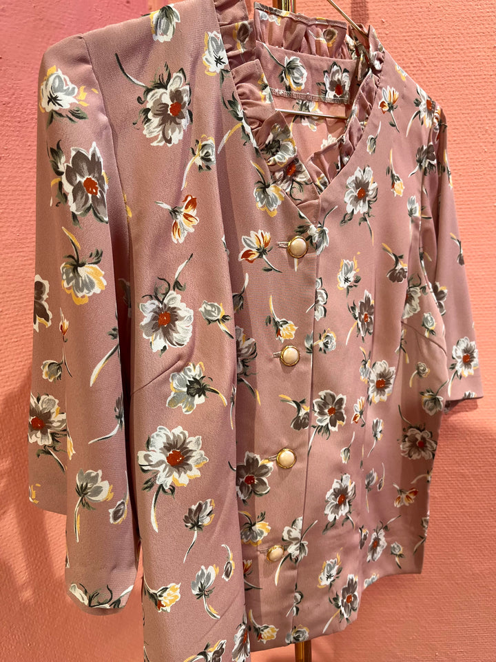 Vintage Vintage bluser M Vintagebluse - 393 Blomsterdis str M