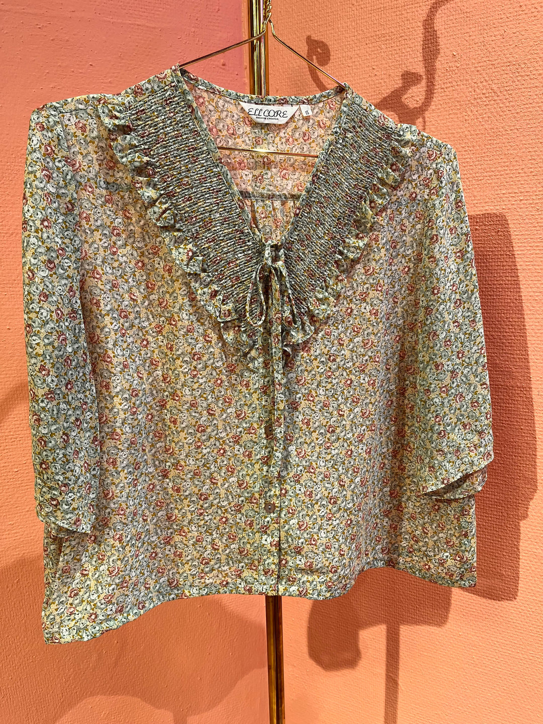 Vintage Vintage bluser M Vintagebluse - 394 Sommergress str M