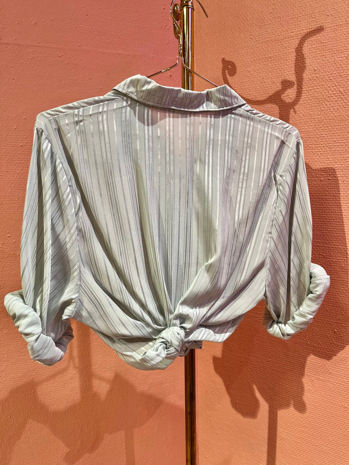 Vintage Vintage bluser M Vintagebluse - 401 Lekre linjer str M