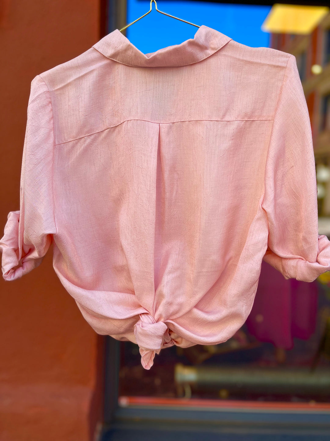 Vintage Vintage bluser S Vintagebluse - 402 Pink love str S